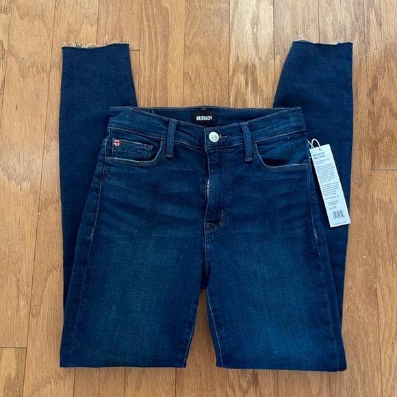 HUDSON Blaire High Rise Skinny Ankle Jeans size 25 (2) - Picture 4 of 8